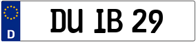 Truck License Plate